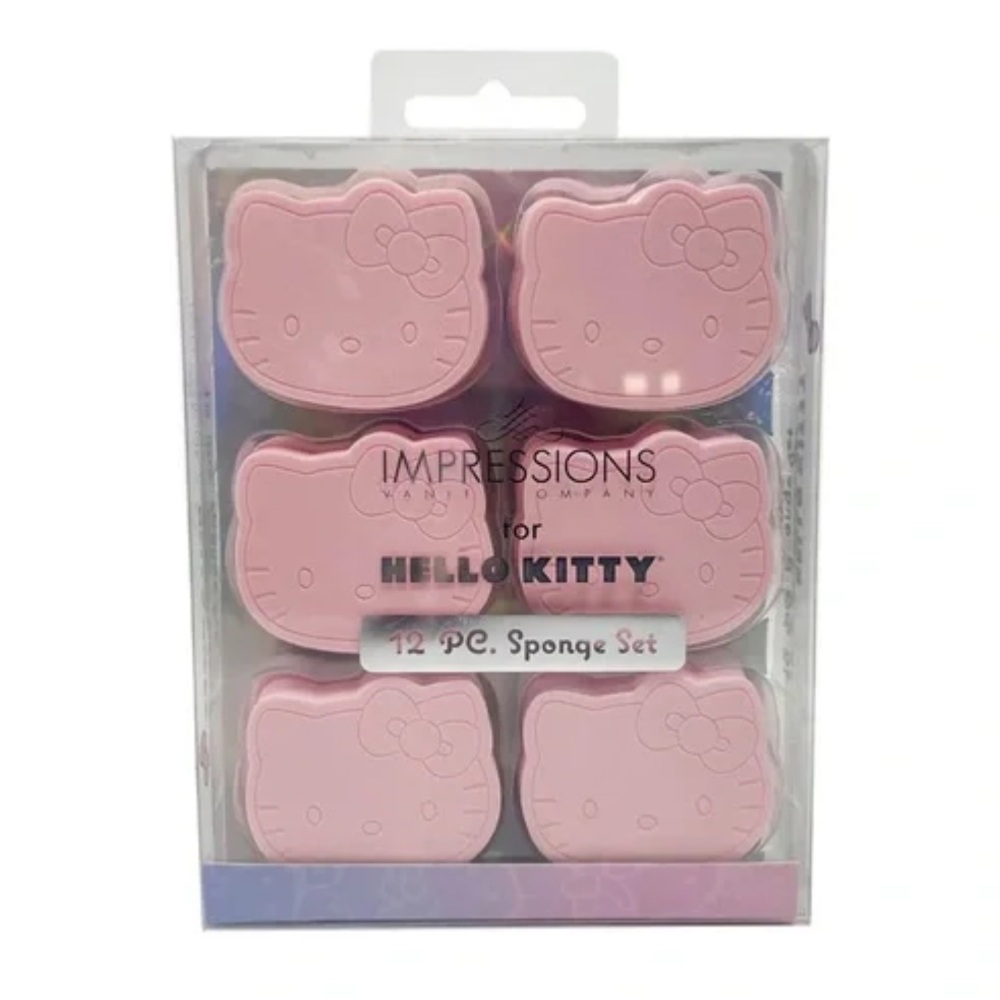 Hello Kitty 12 PC Sponge Set